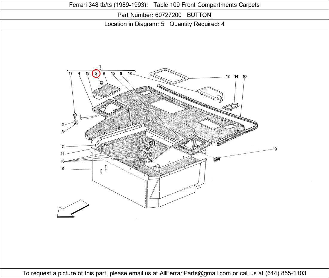 Ferrari Part 60727200