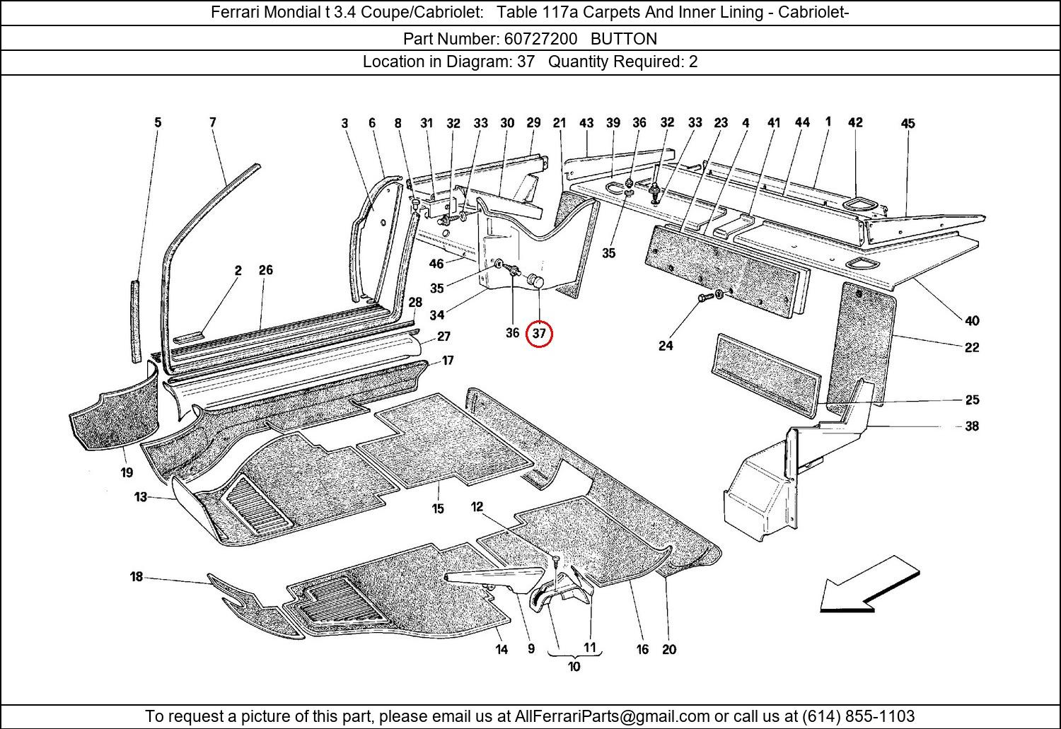 Ferrari Part 60727200