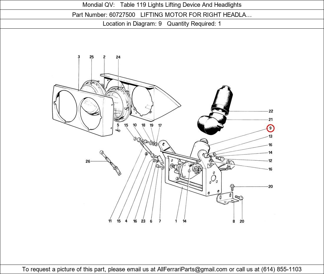 Ferrari Part 60727500