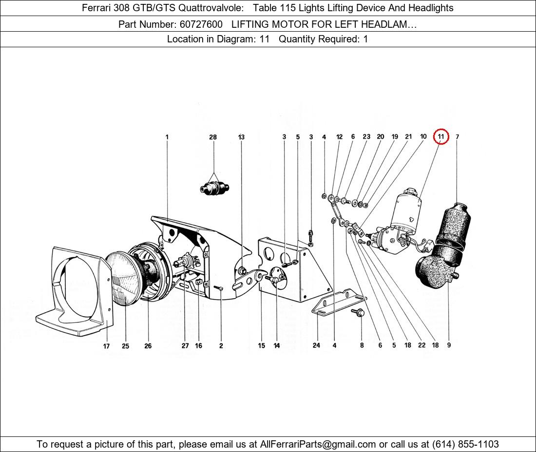 Ferrari Part 60727600