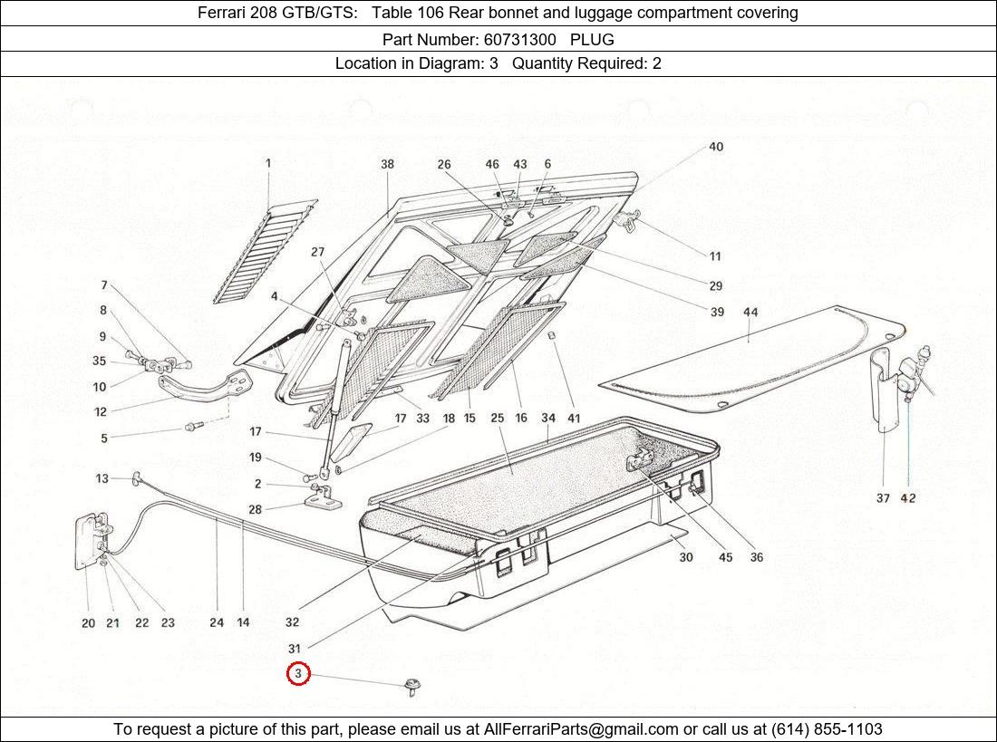 Ferrari Part 60731300