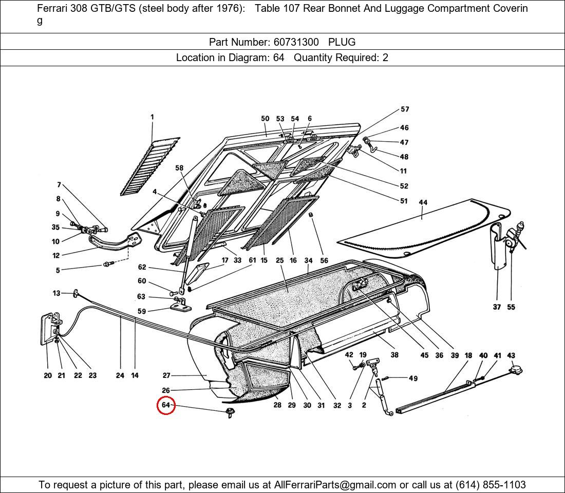 Ferrari Part 60731300