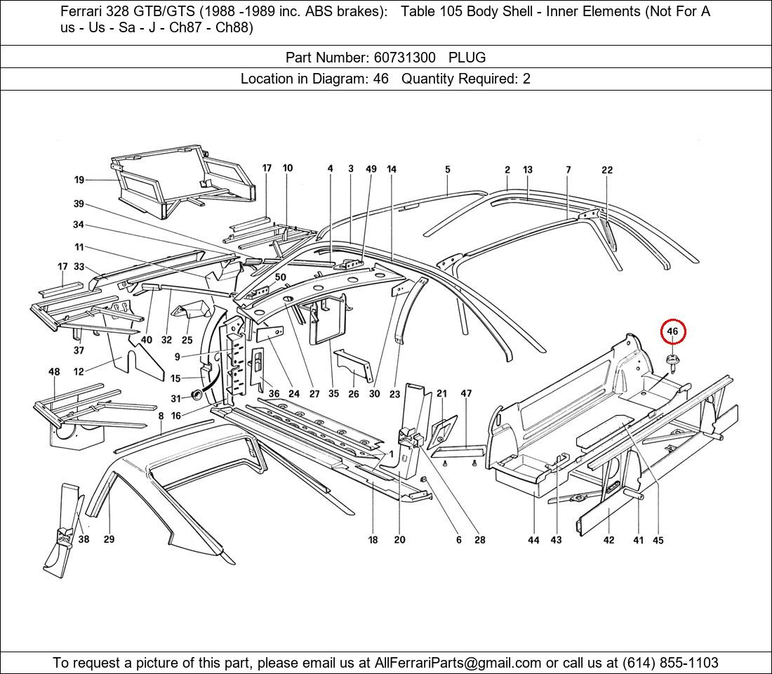 Ferrari Part 60731300