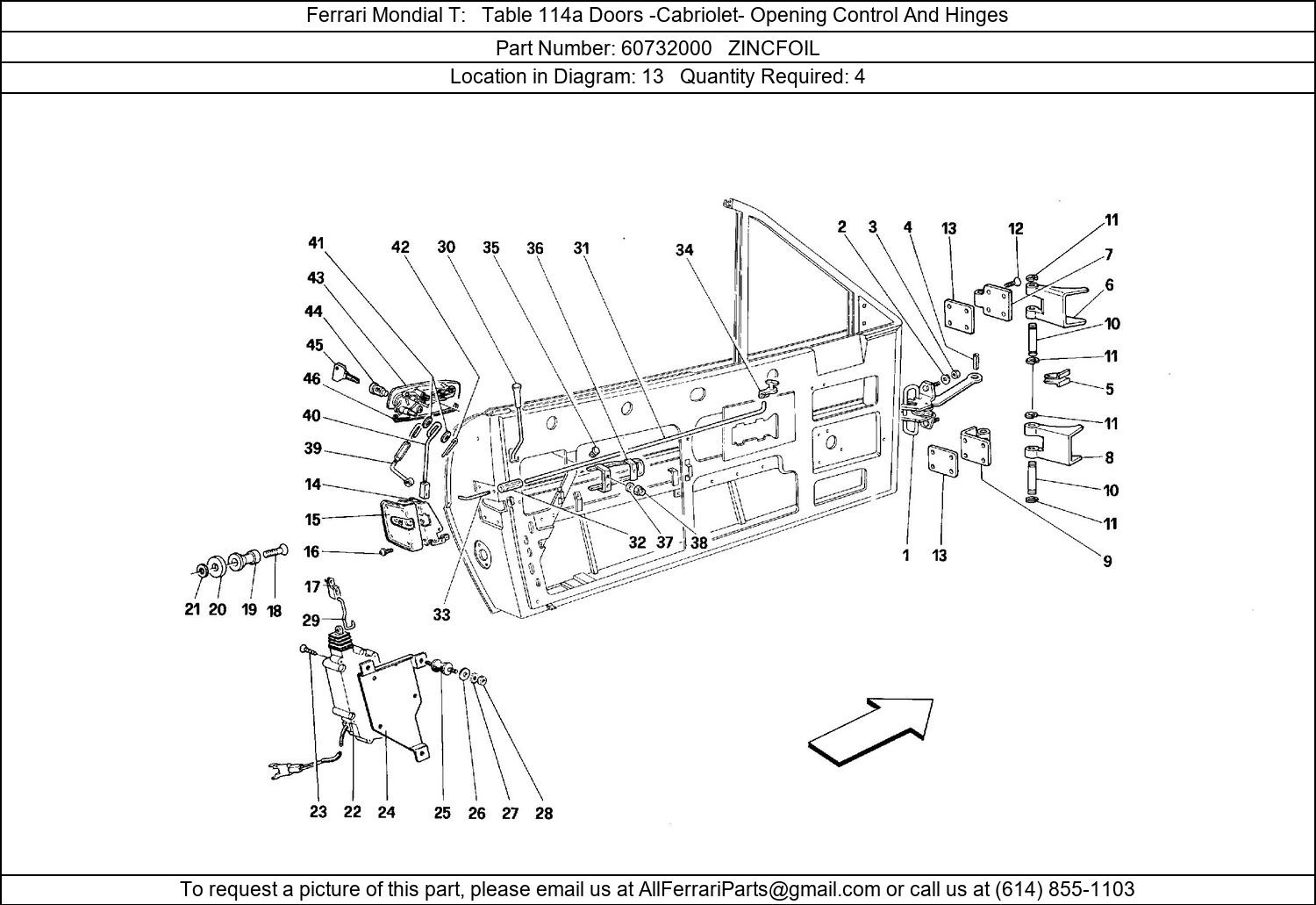 Ferrari Part 60732000