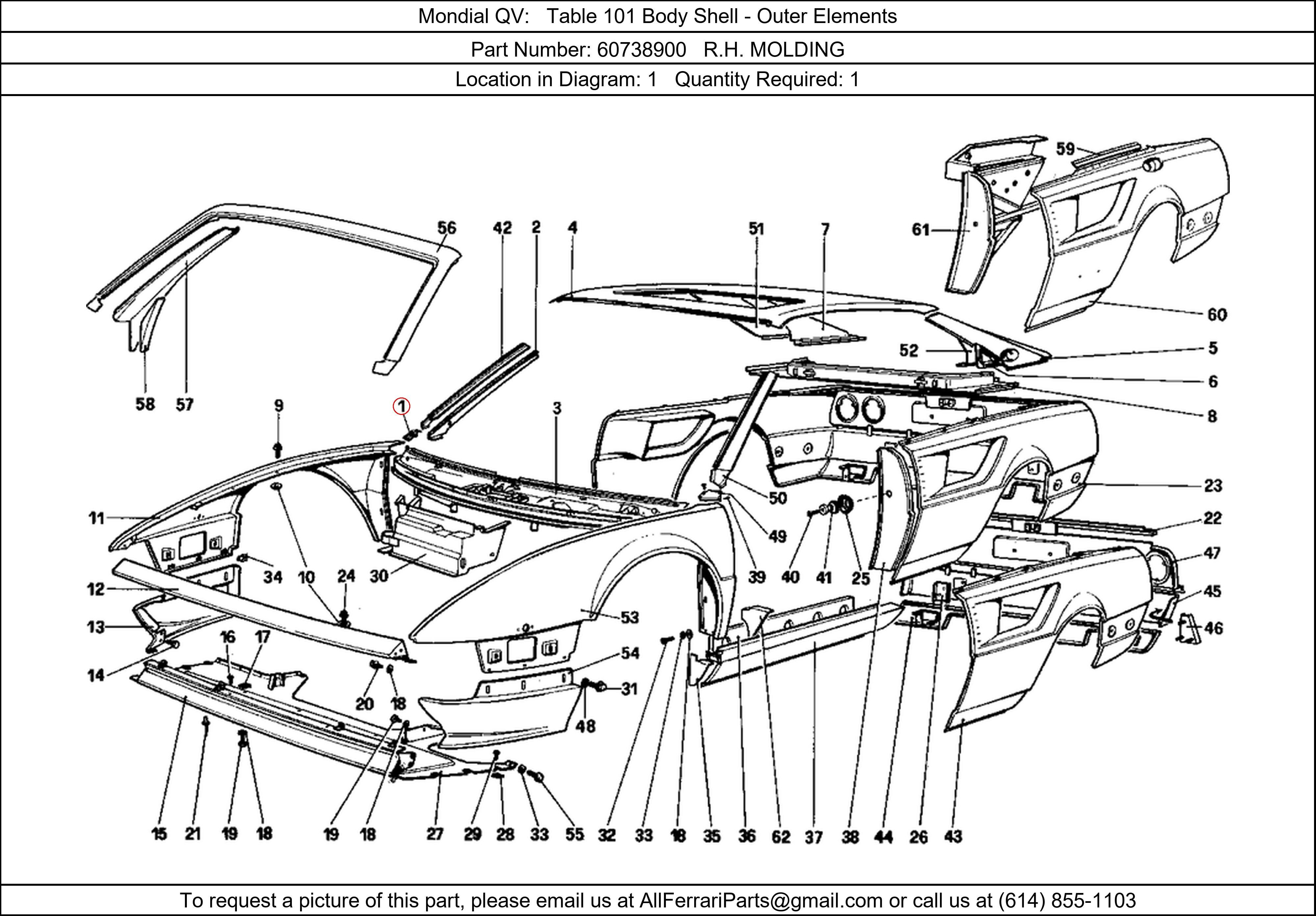 Ferrari Part 60738900