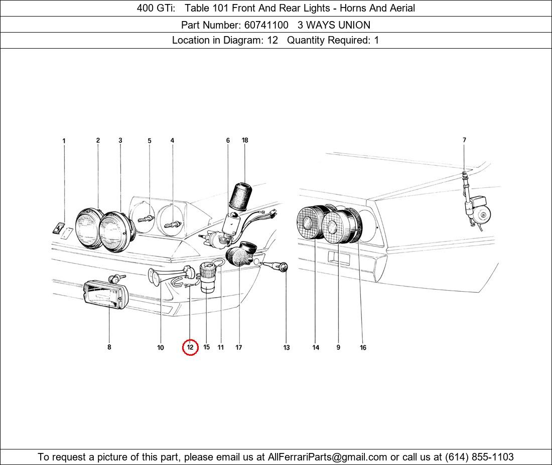 Ferrari Part 60741100