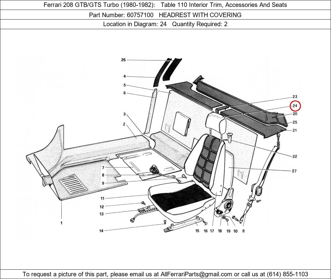 Ferrari Part 60757100