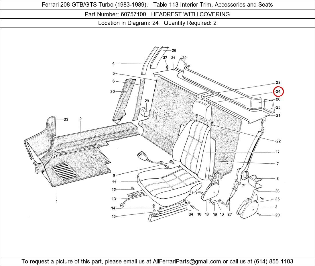 Ferrari Part 60757100