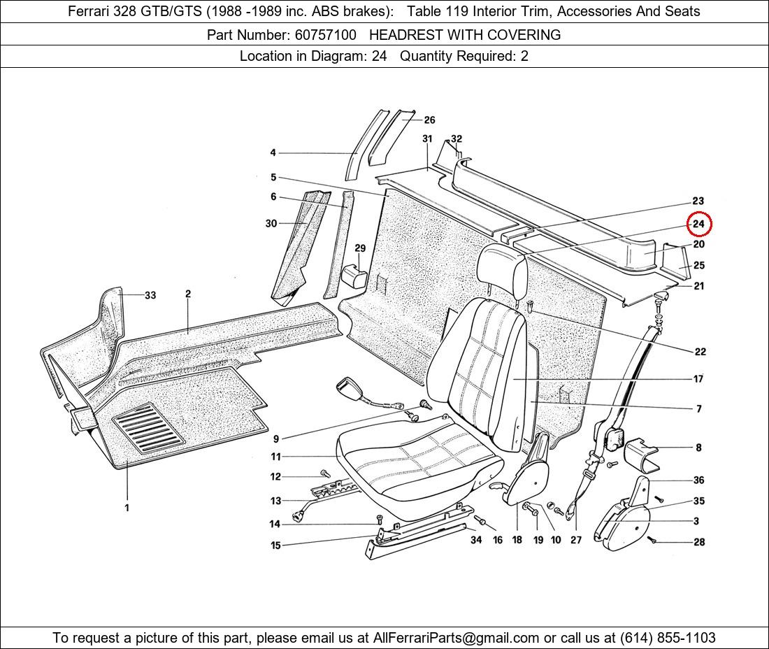 Ferrari Part 60757100