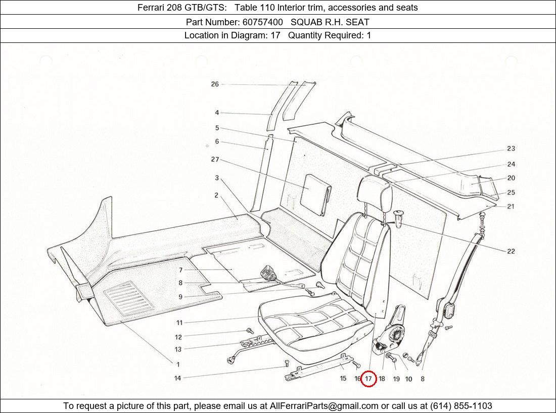 Ferrari Part 60757400