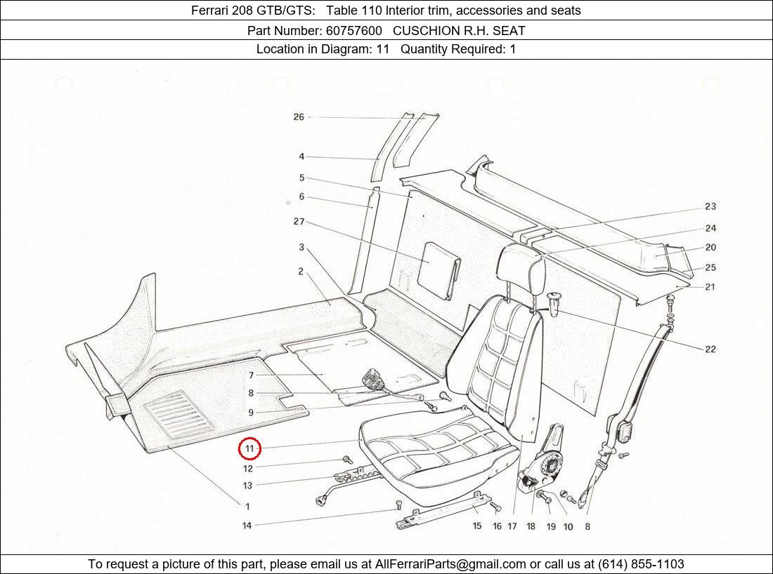 Ferrari Part 60757600