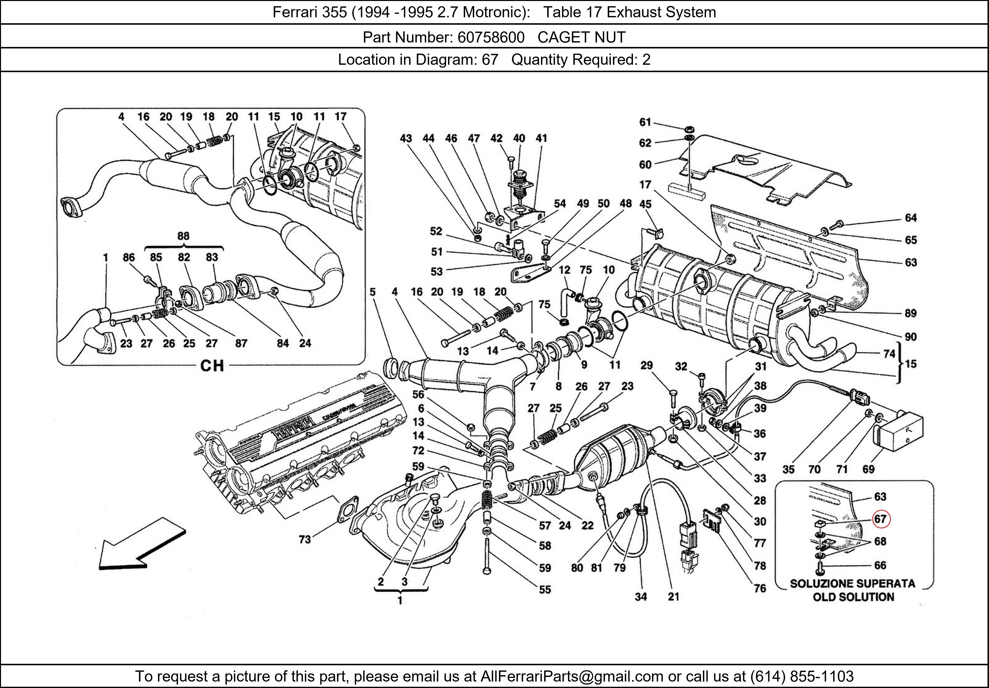 Ferrari Part 60758600