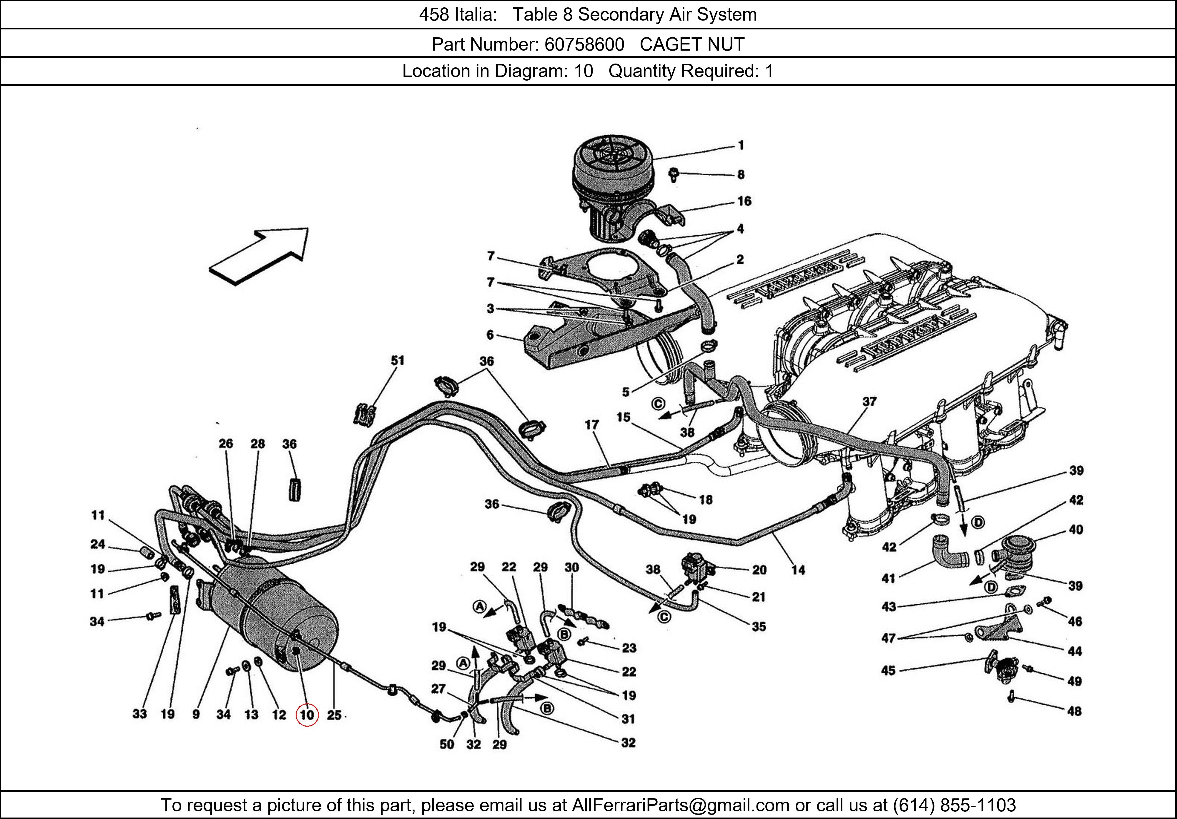 Ferrari Part 60758600