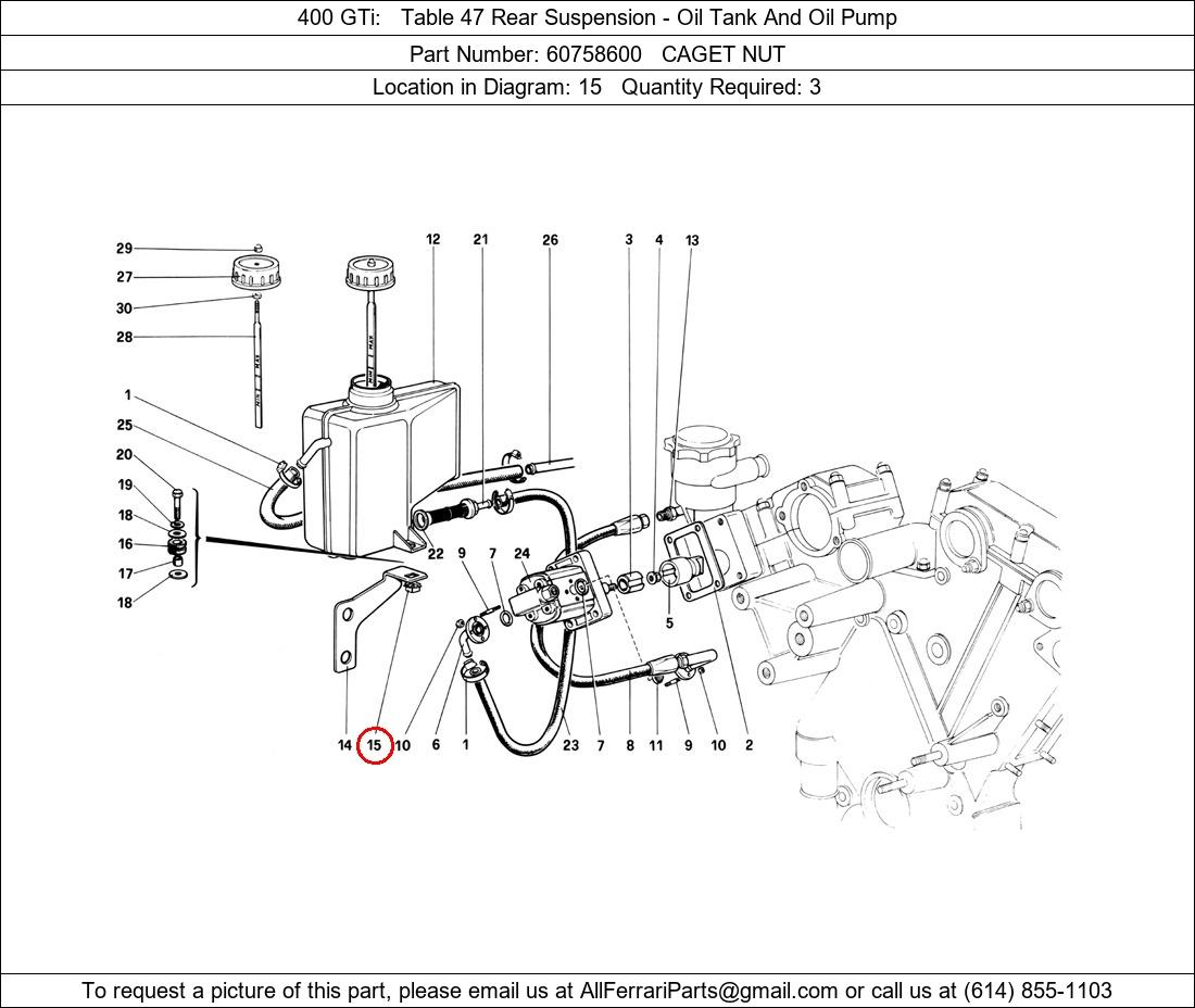 Ferrari Part 60758600