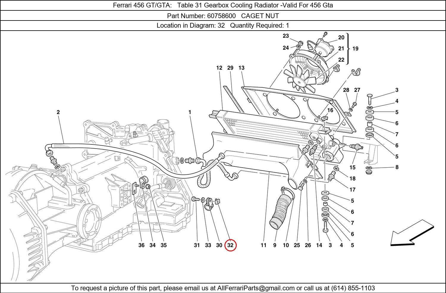 Ferrari Part 60758600