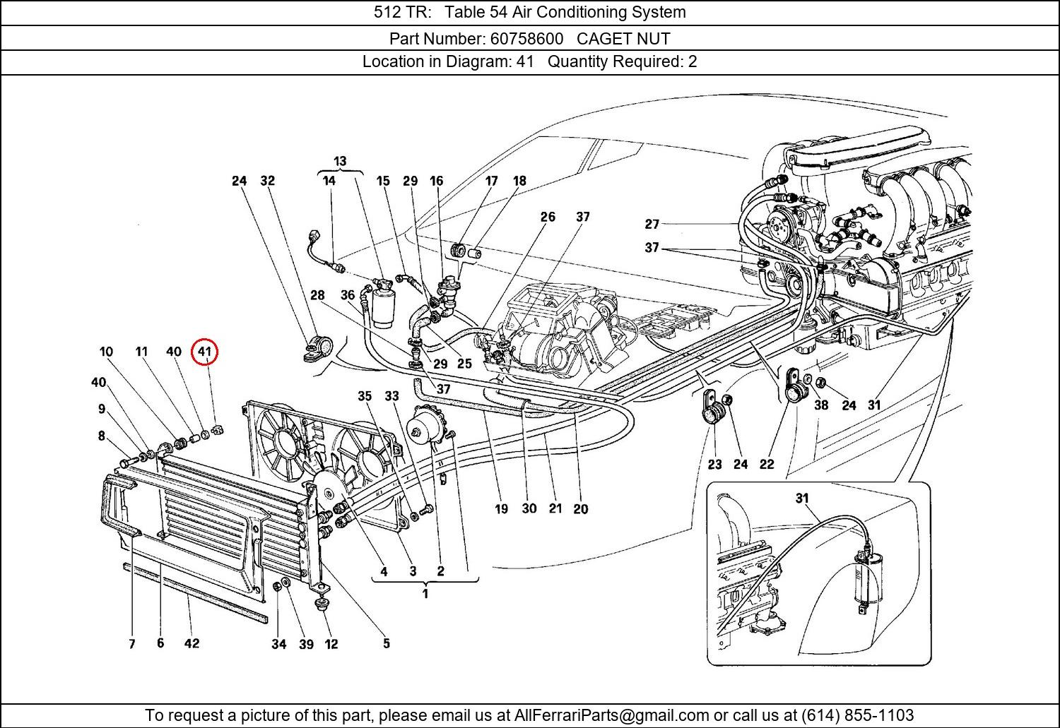 Ferrari Part 60758600