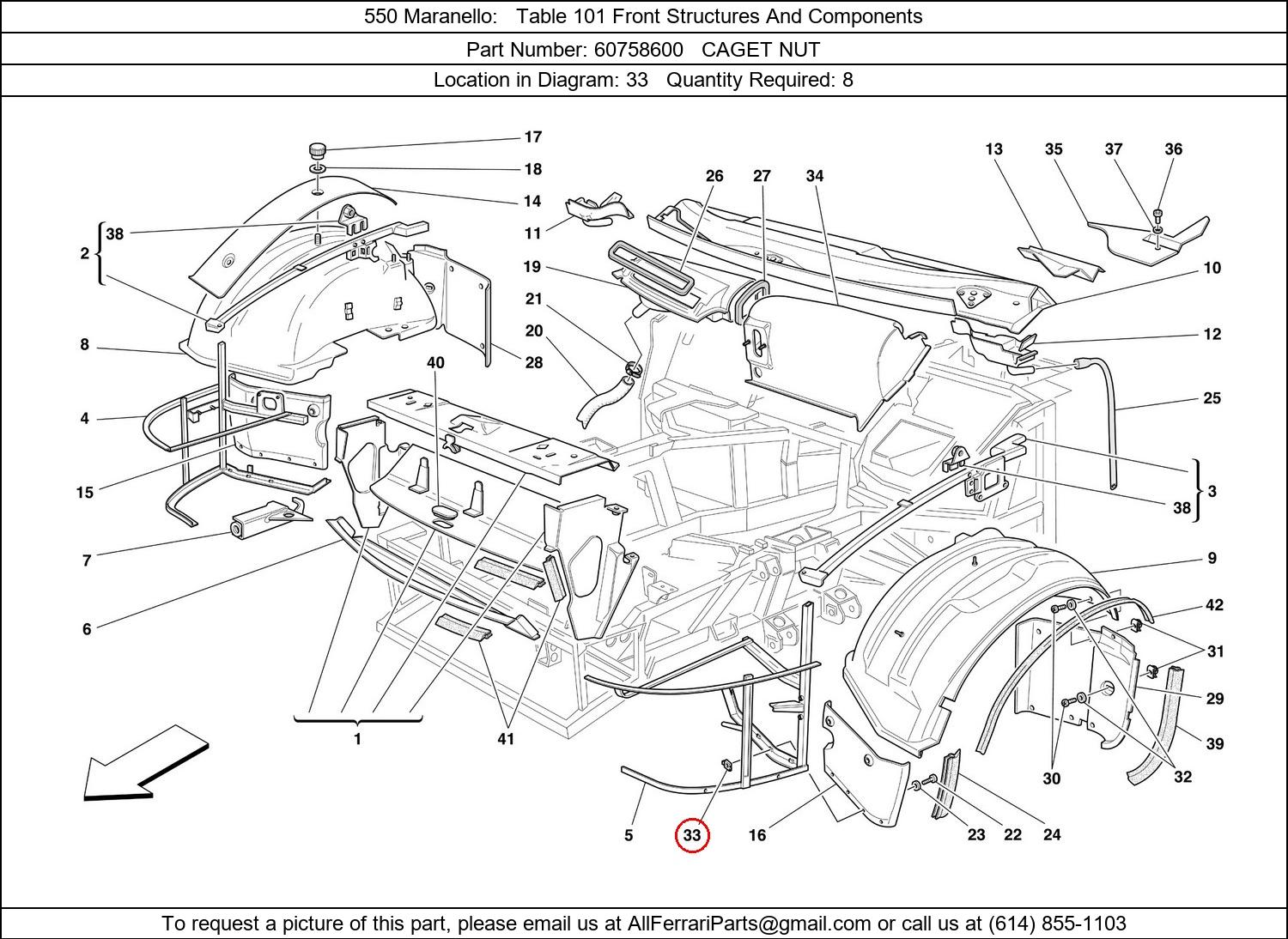 Ferrari Part 60758600