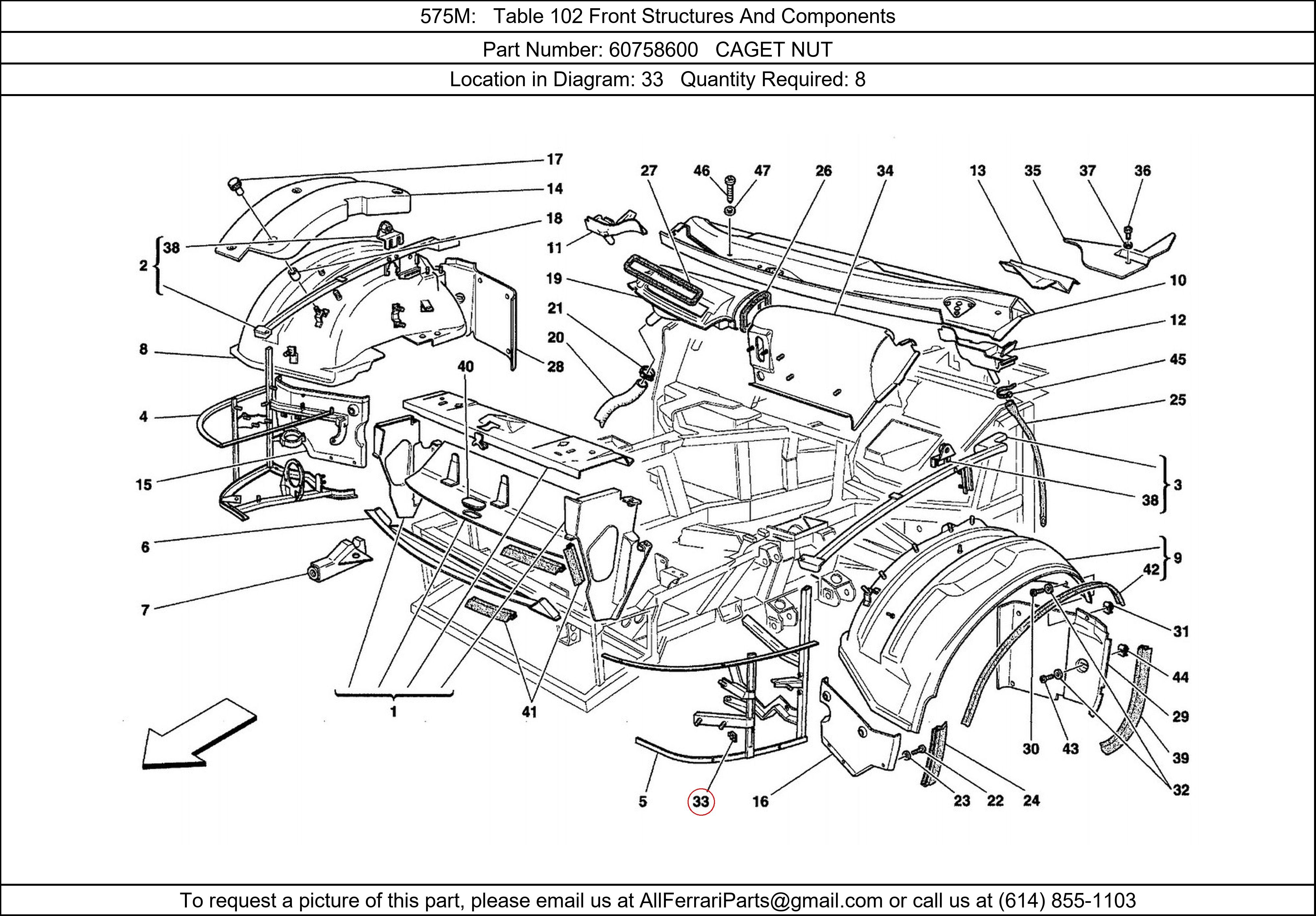 Ferrari Part 60758600