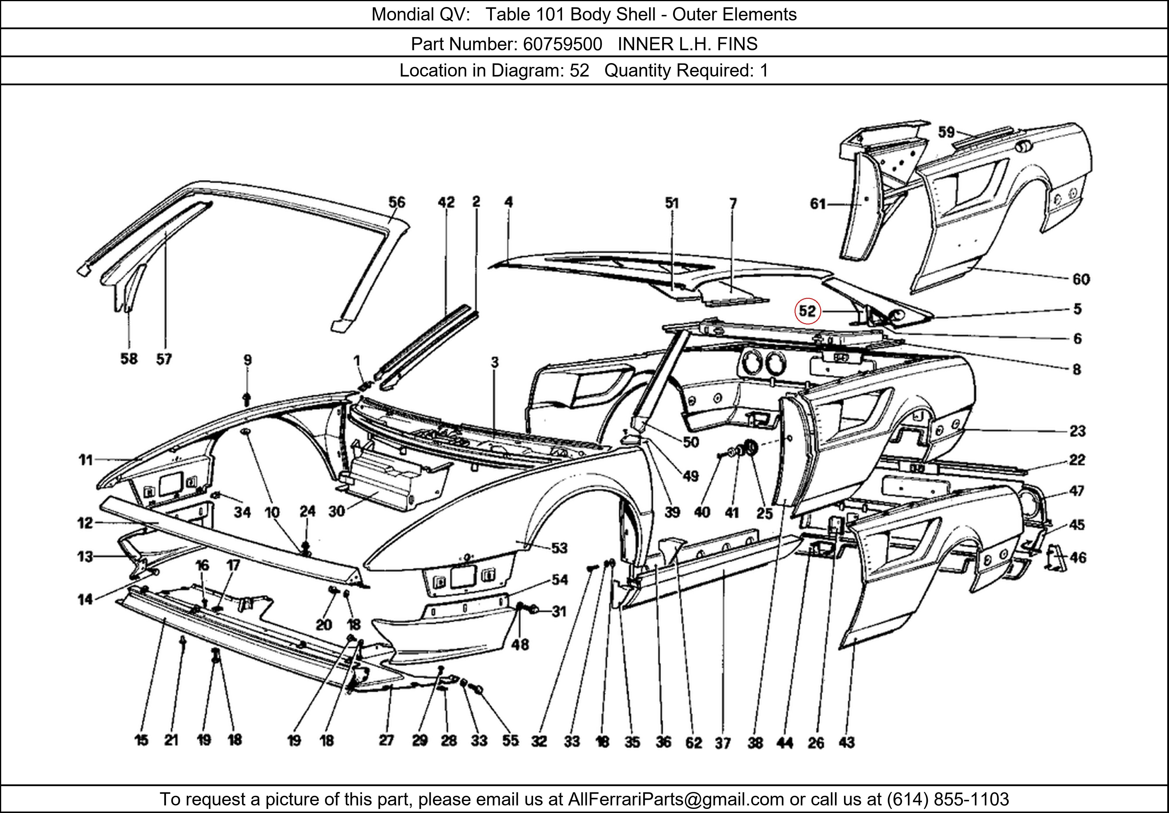 Ferrari Part 60759500