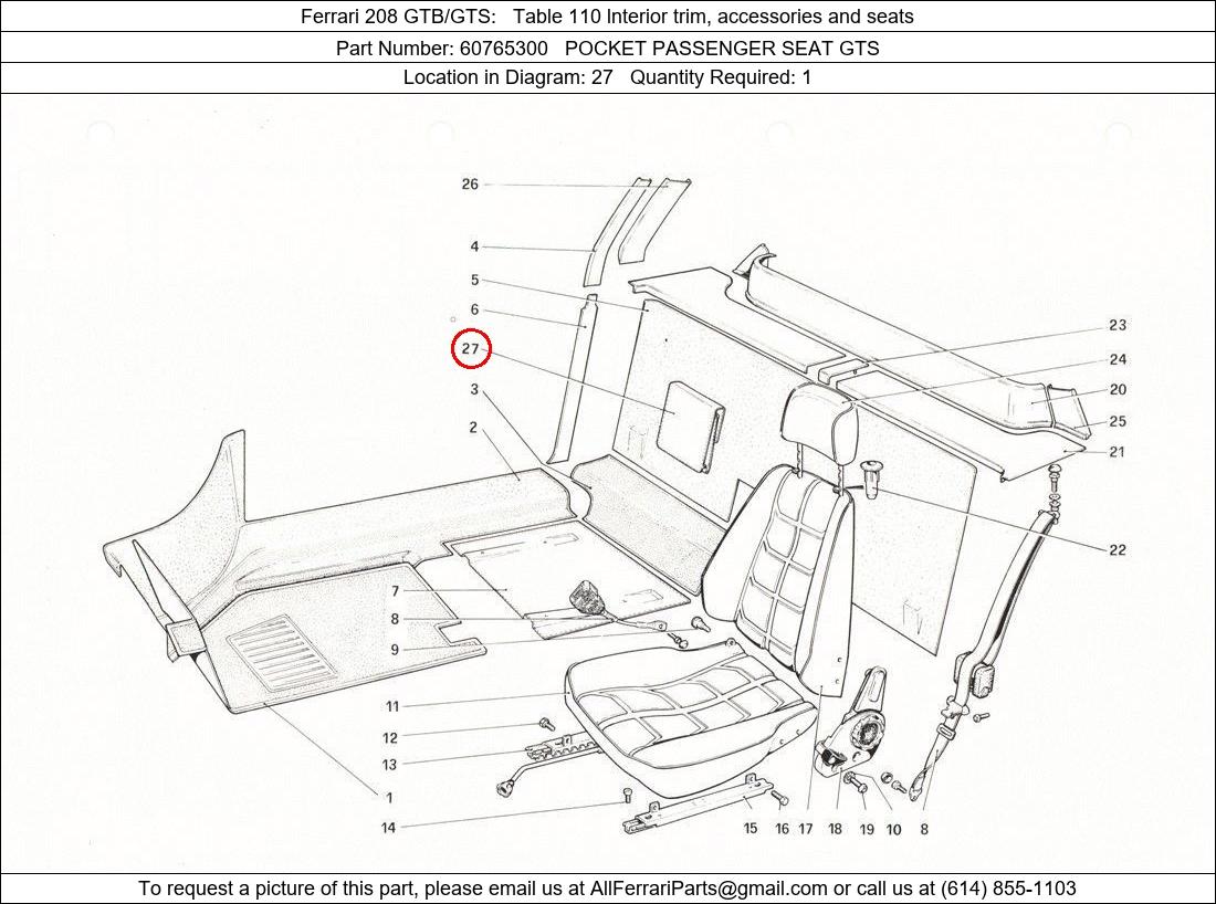 Ferrari Part 60765300