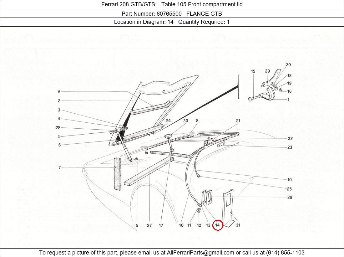 Ferrari Part 60765500