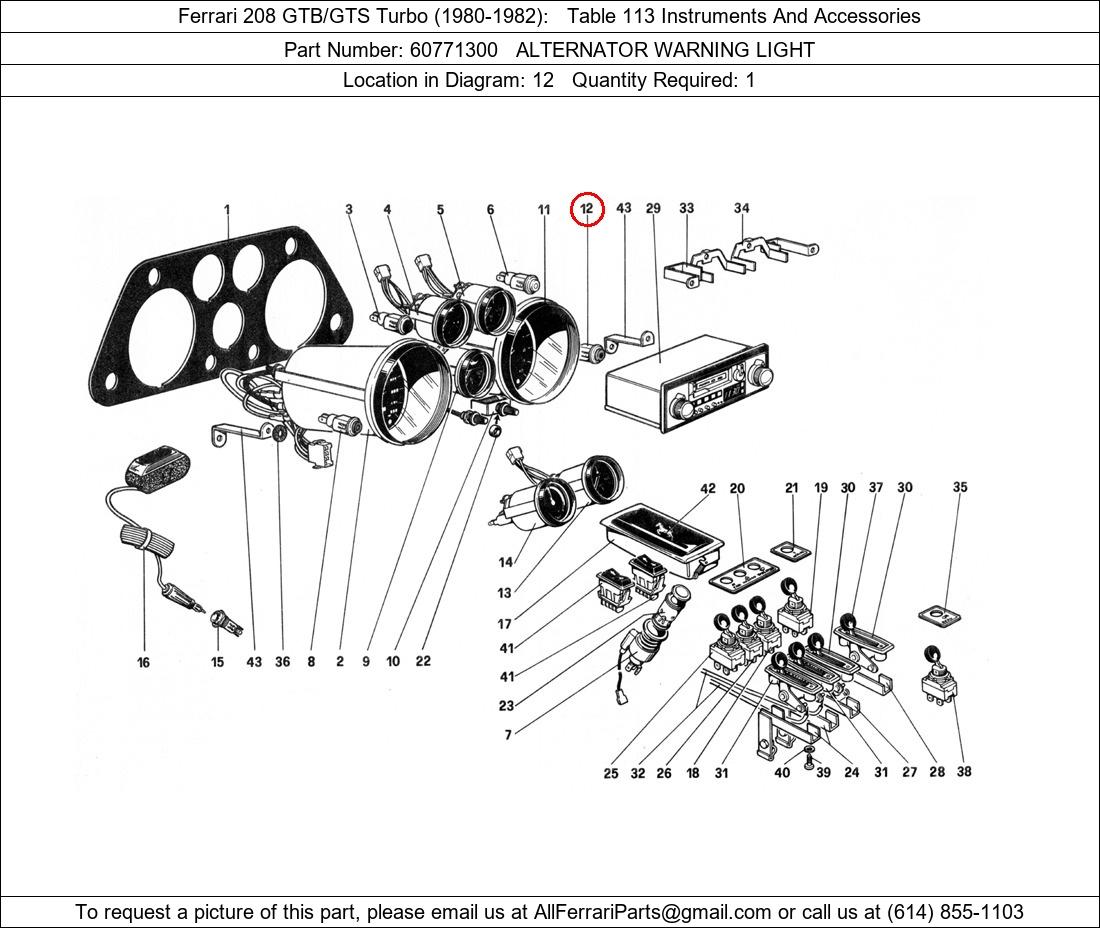 Ferrari Part 60771300