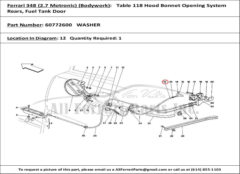 Ferrari Part 60772600