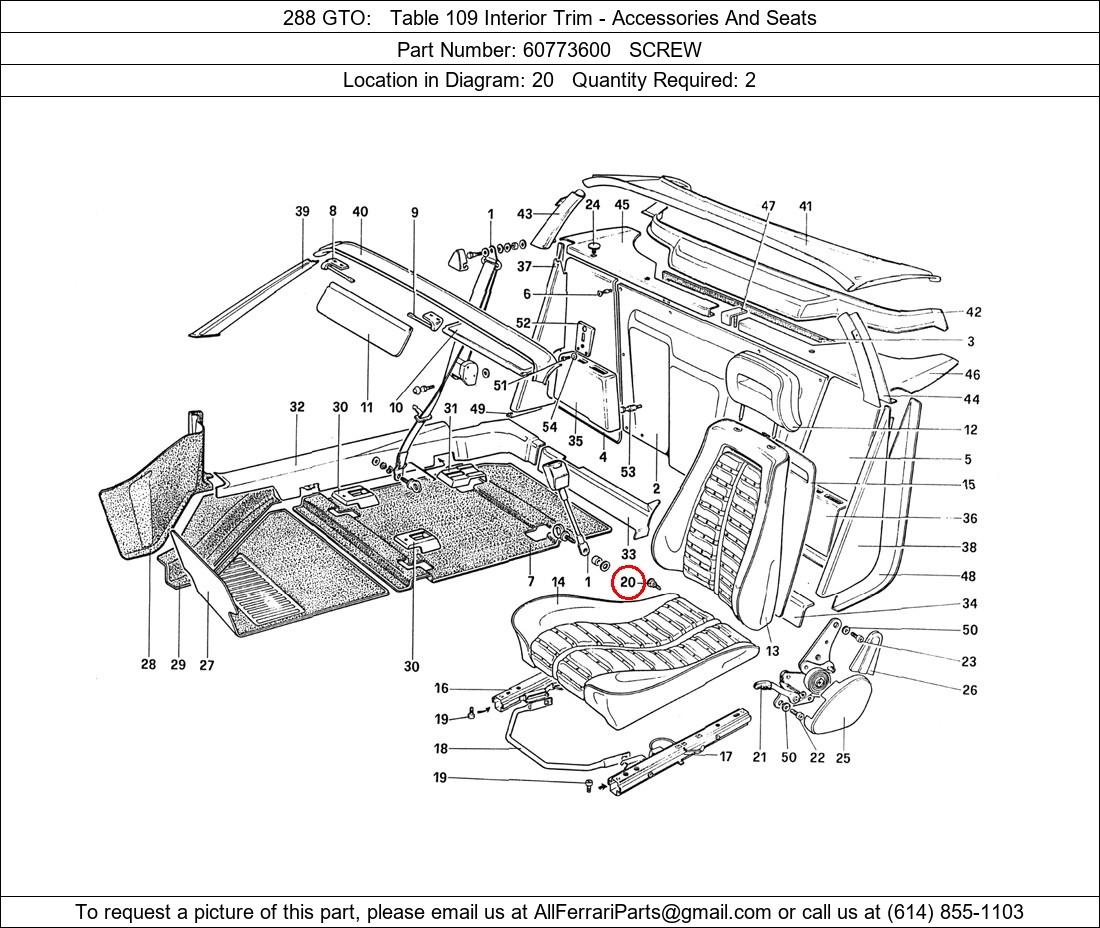 Ferrari Part 60773600