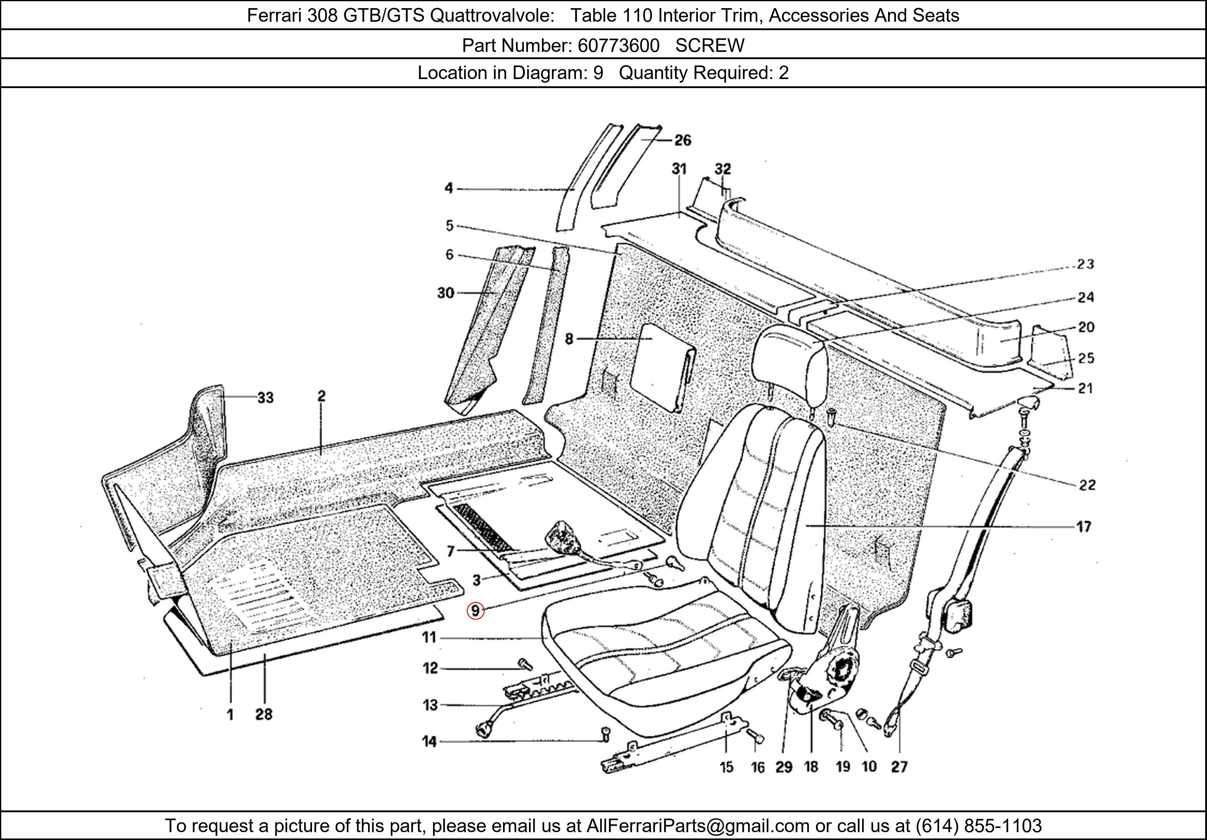 Ferrari Part 60773600