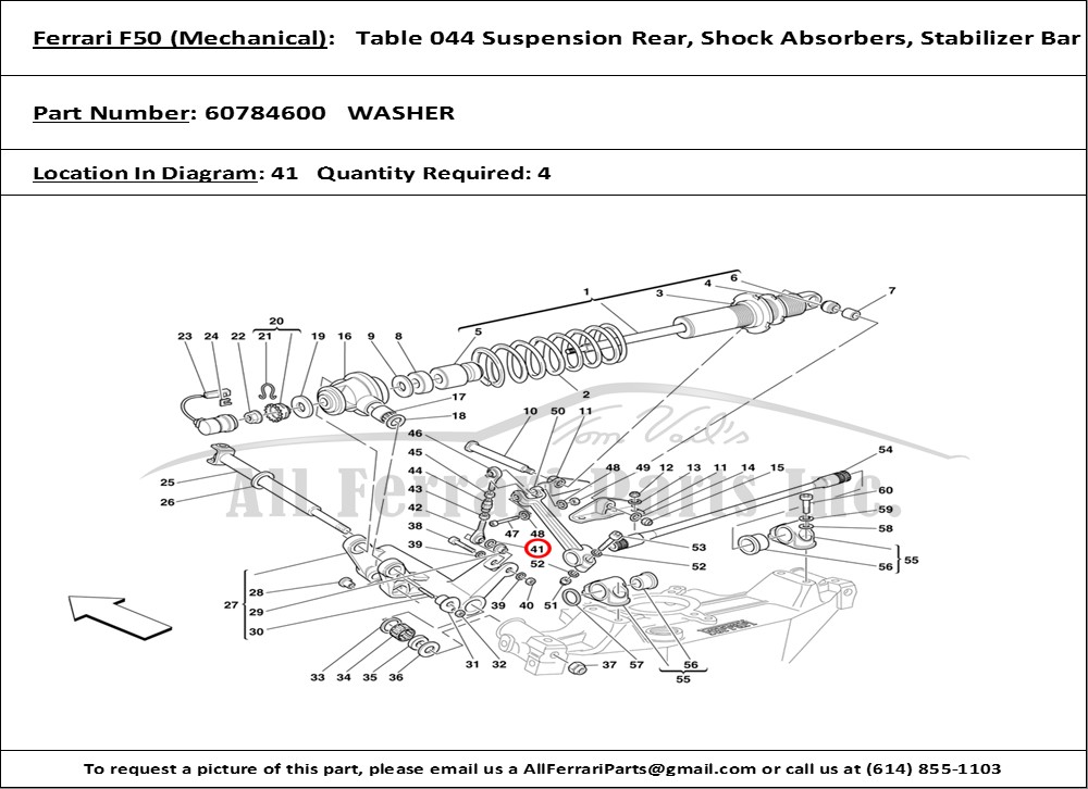 Ferrari Part 60784600