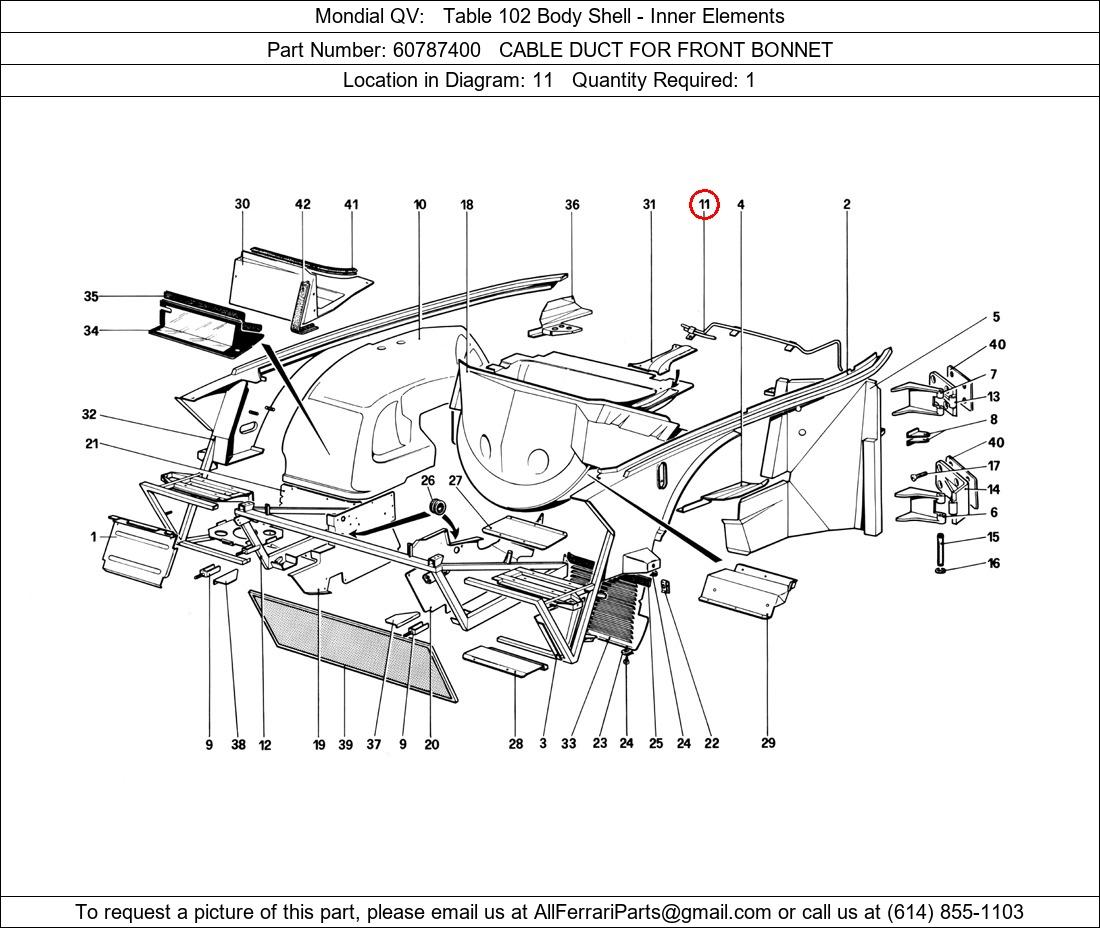 Ferrari Part 60787400