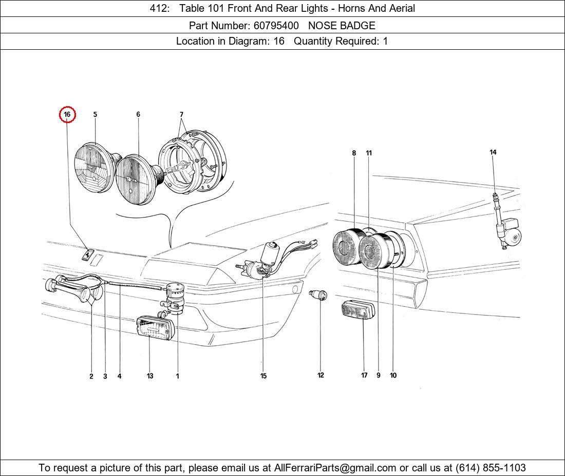 Ferrari Part 60795400