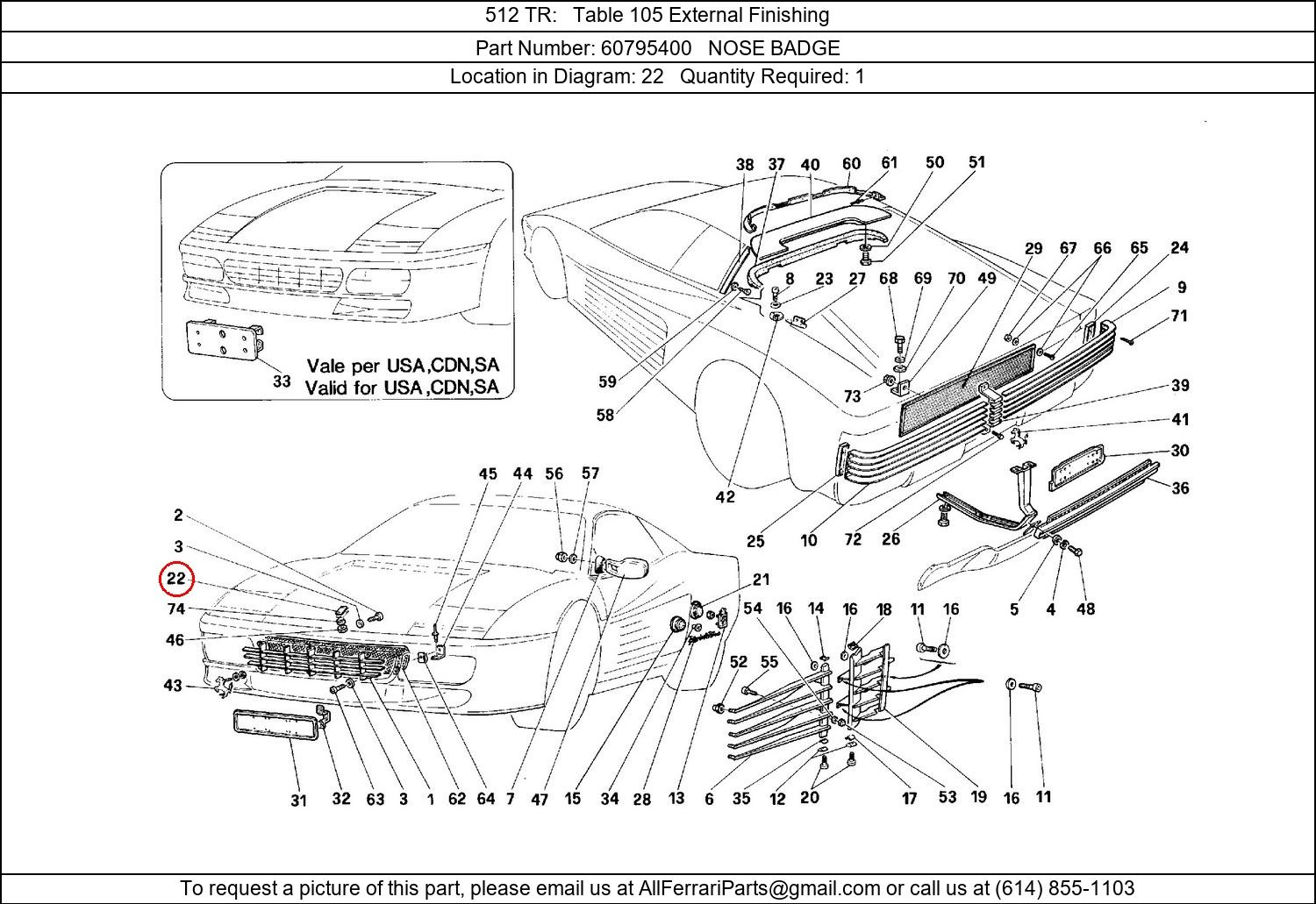 Ferrari Part 60795400