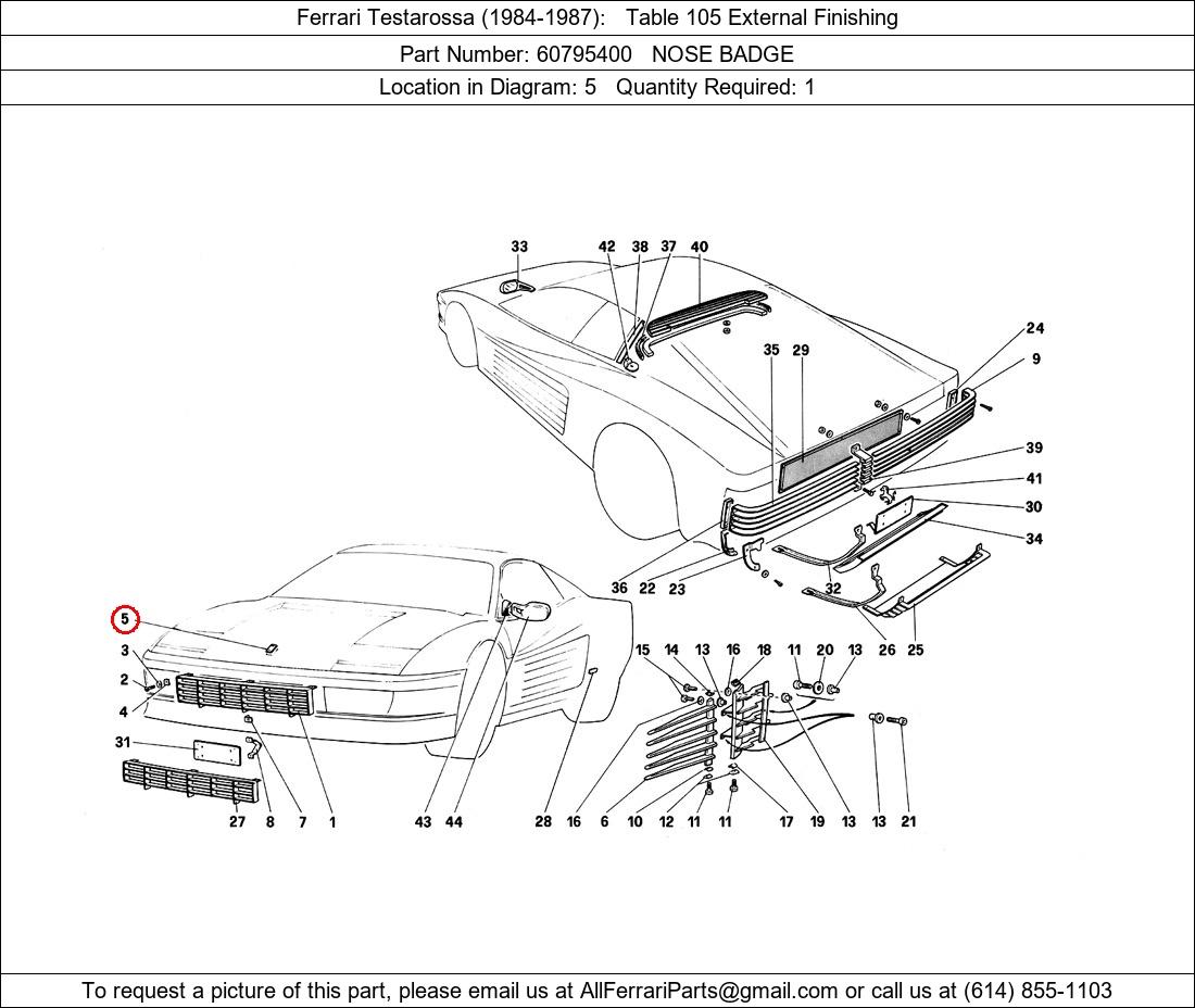 Ferrari Part 60795400