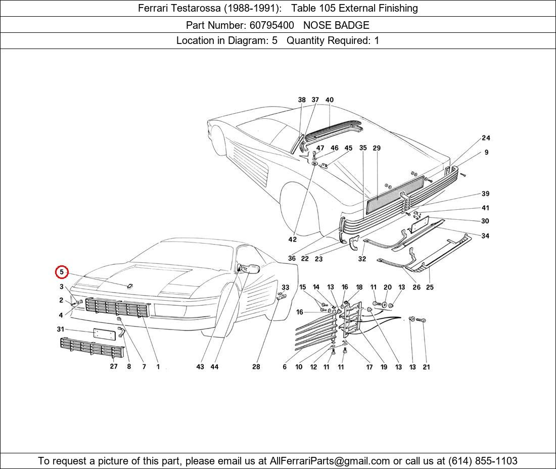 Ferrari Part 60795400