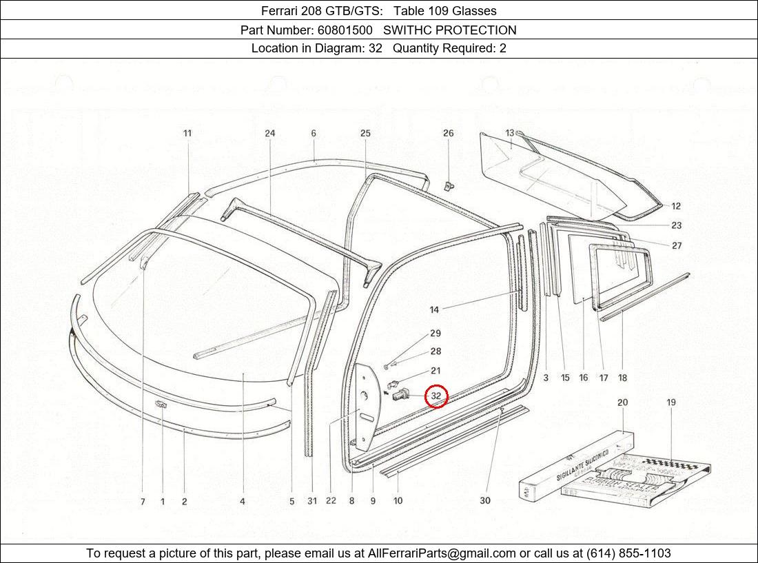 Ferrari Part 60801500