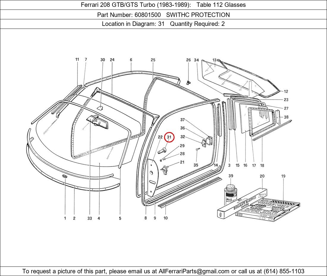 Ferrari Part 60801500