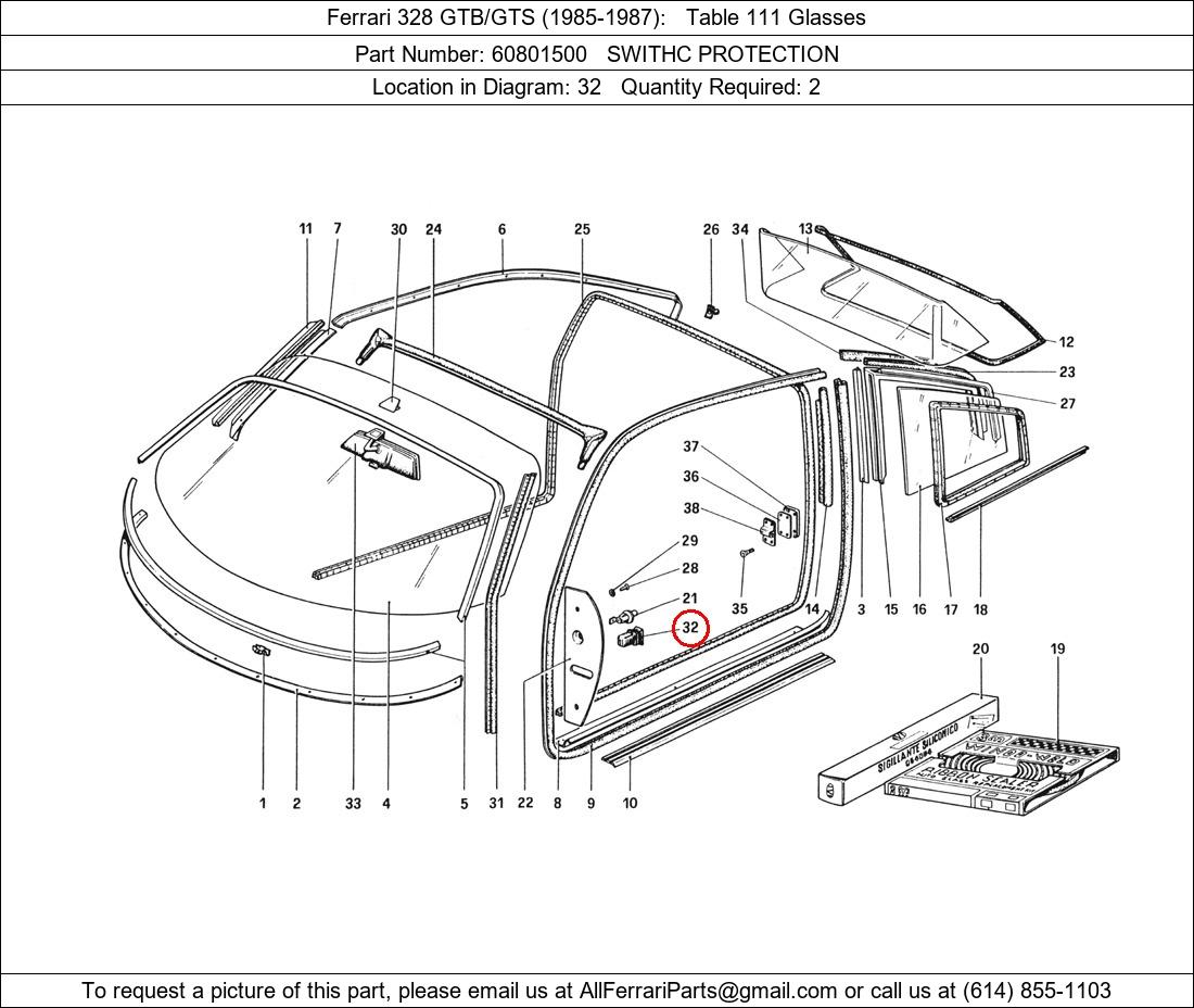 Ferrari Part 60801500