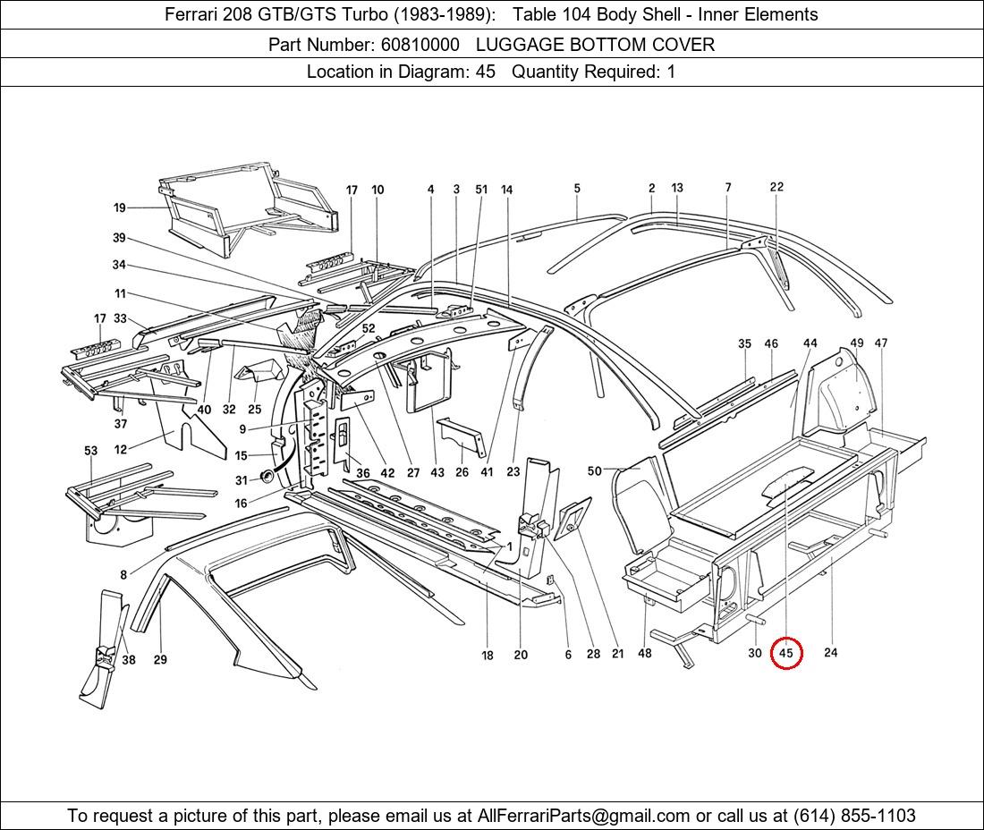 Ferrari Part 60810000