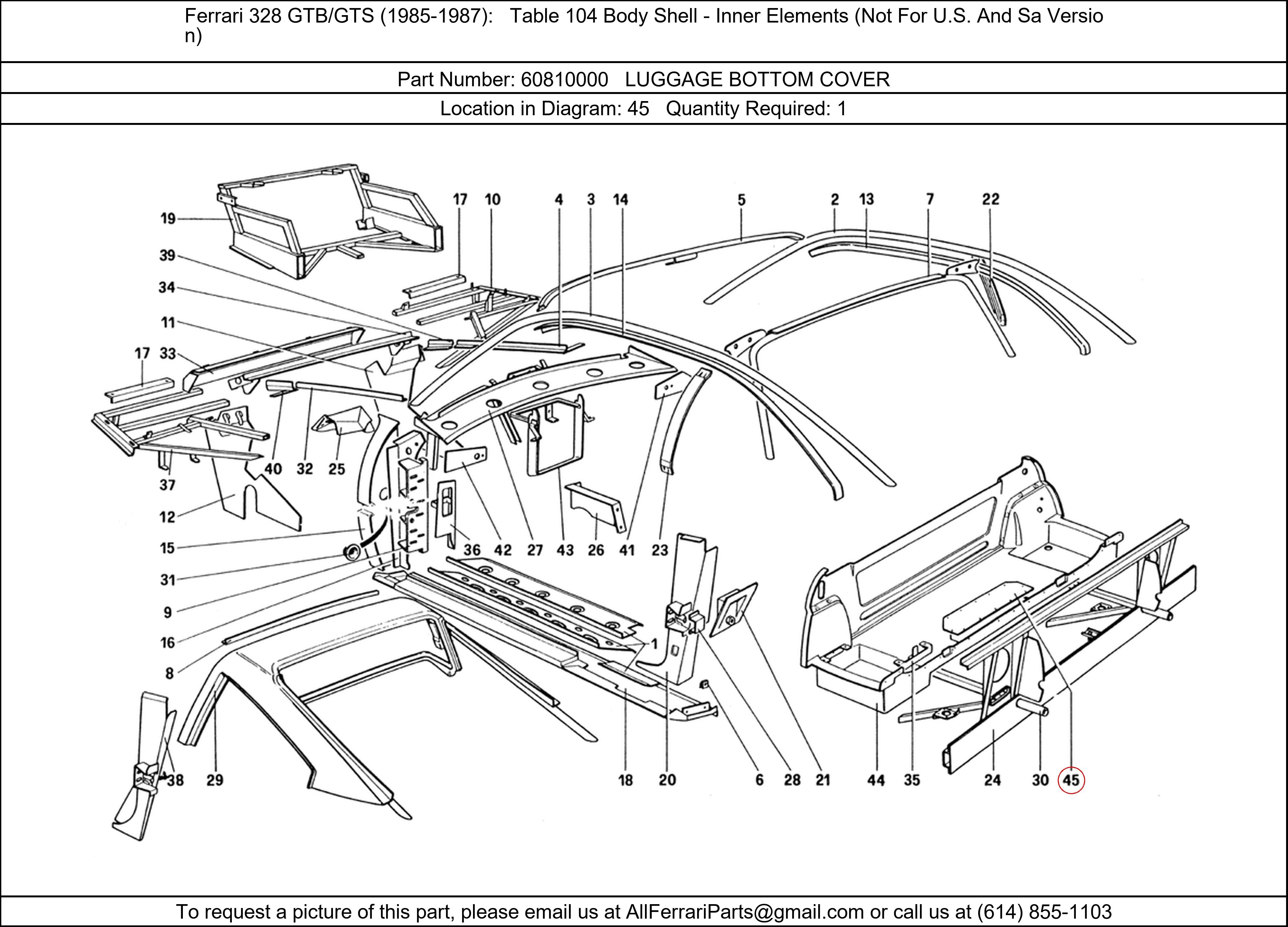 Ferrari Part 60810000