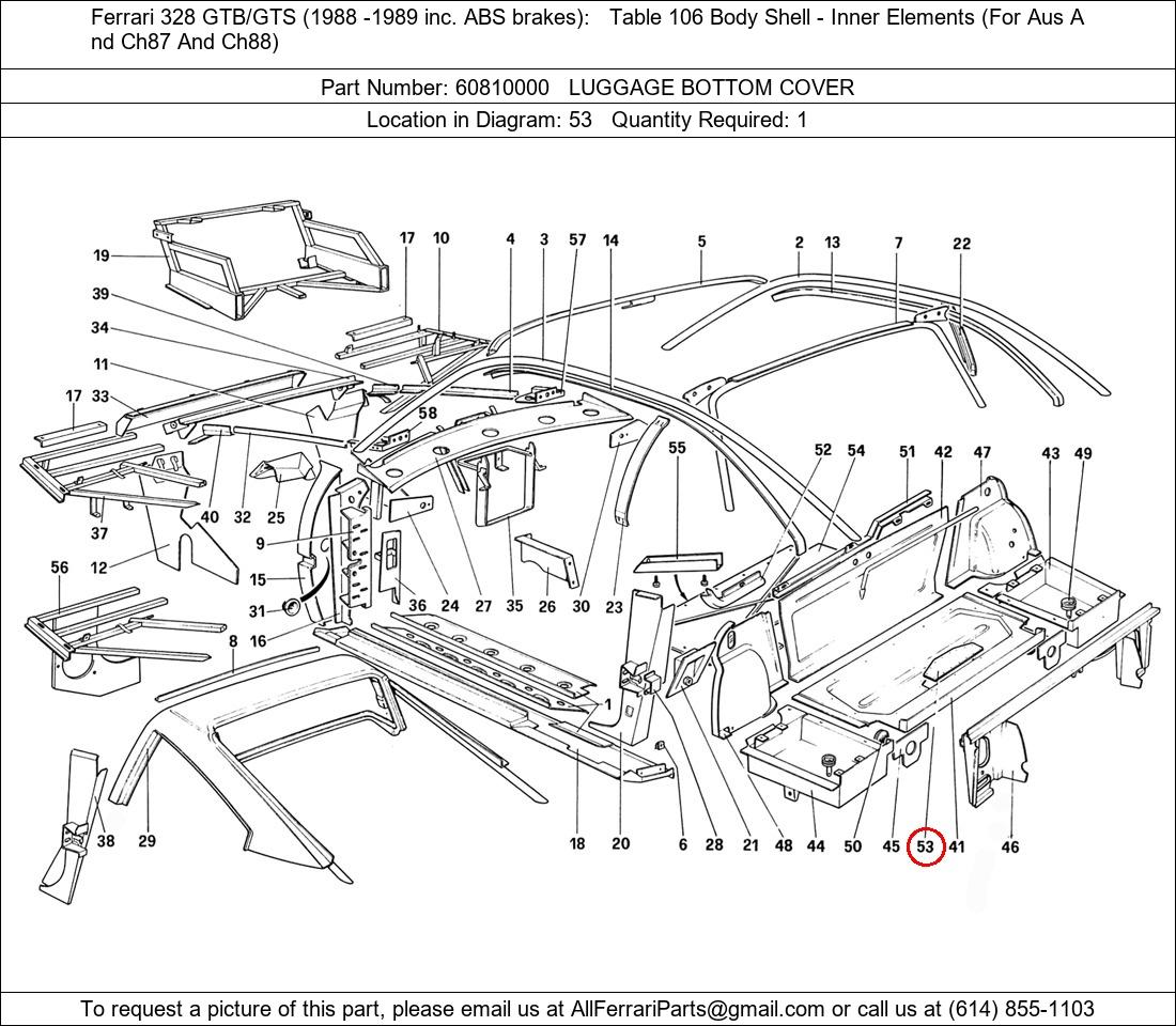 Ferrari Part 60810000