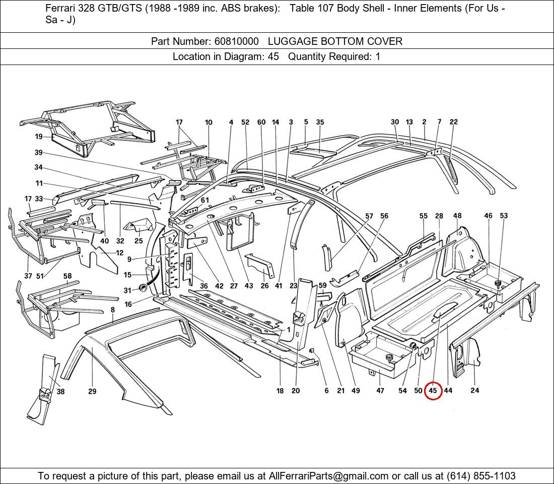 Ferrari Part 60810000