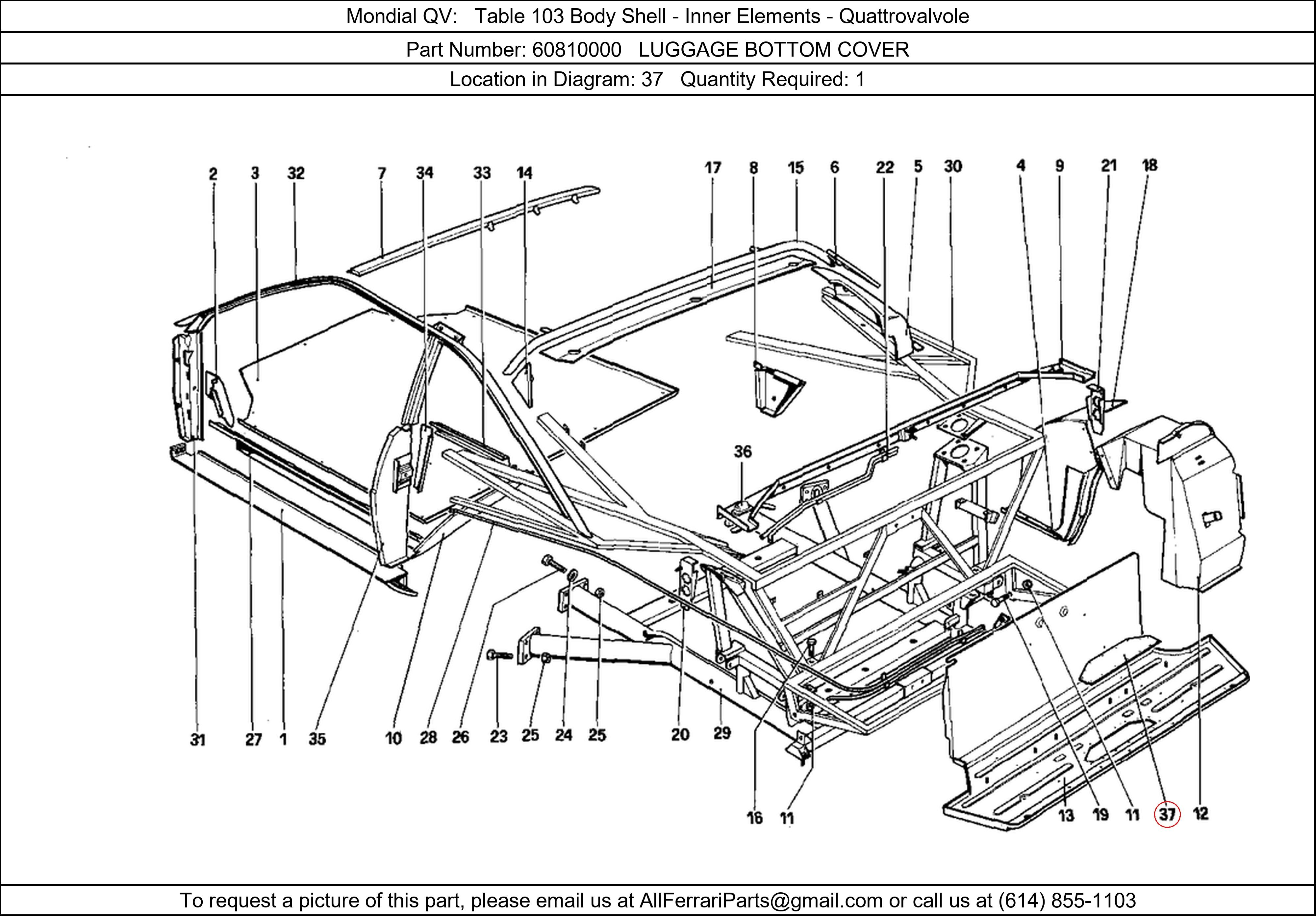 Ferrari Part 60810000