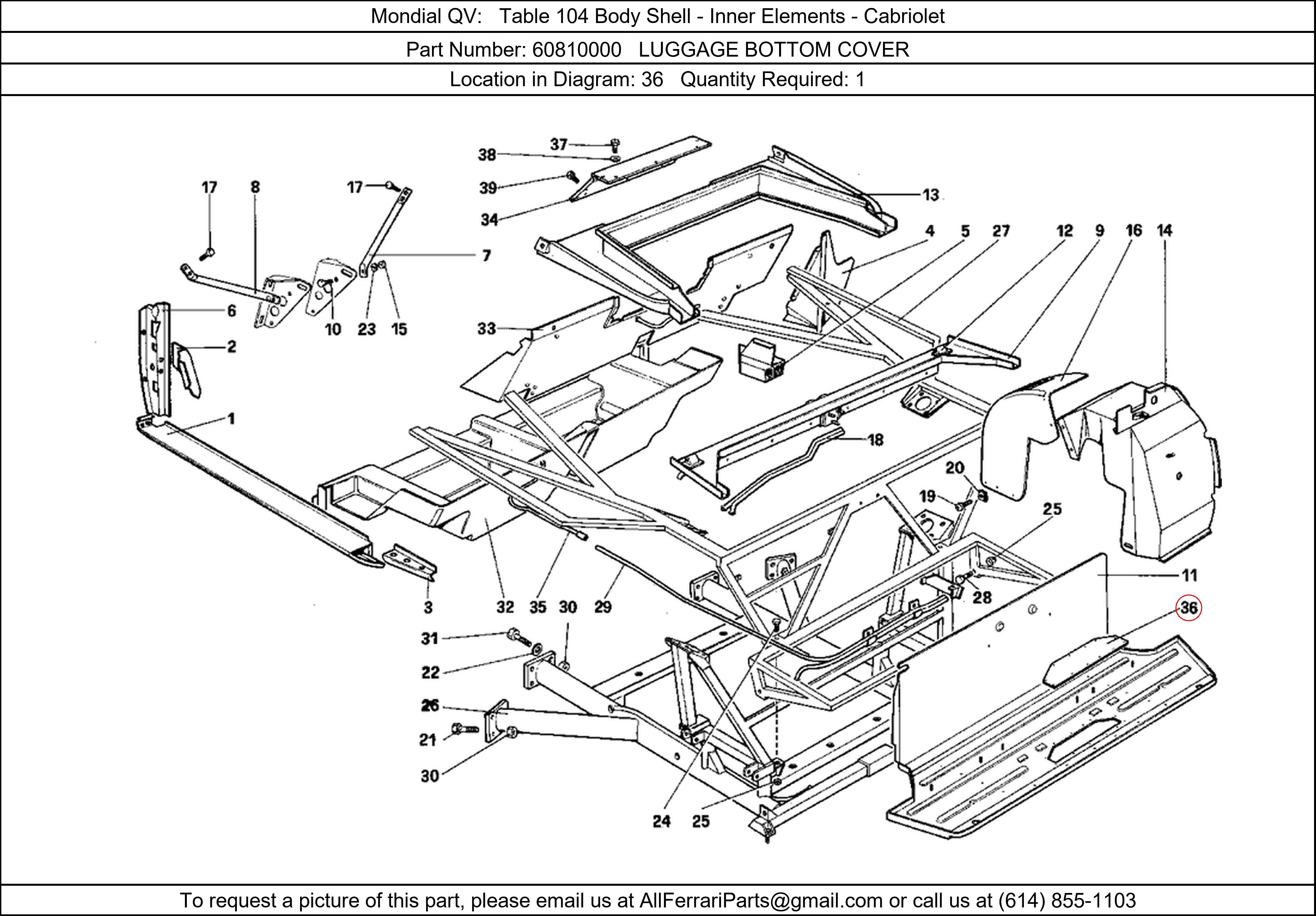 Ferrari Part 60810000