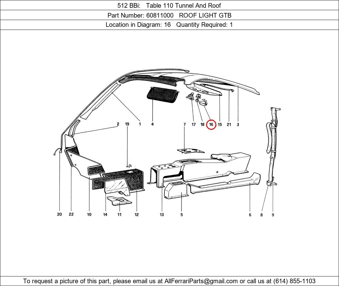 Ferrari Part 60811000