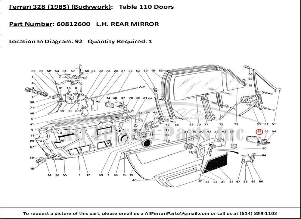 Ferrari Part 60812600