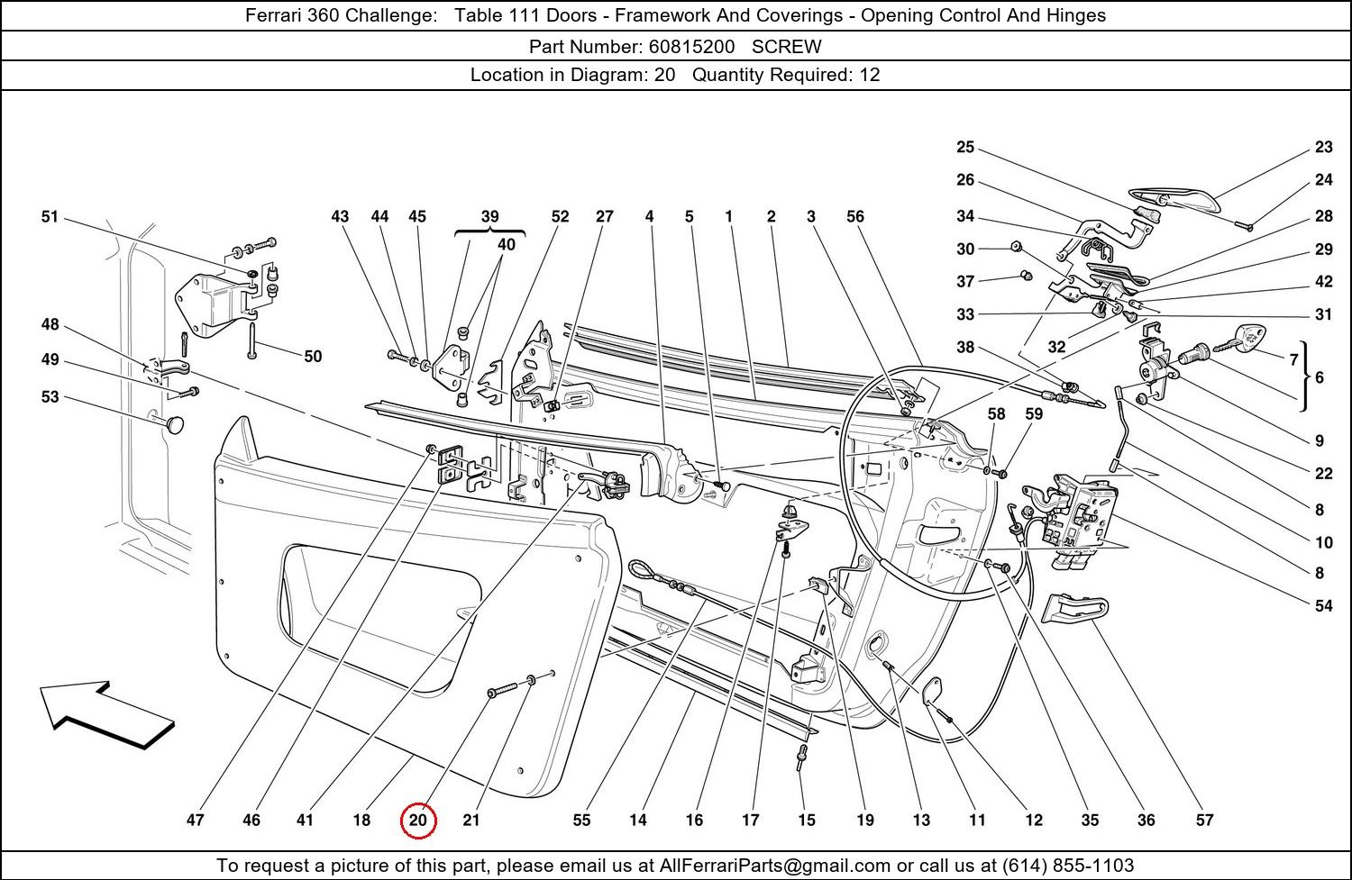 Ferrari Part 60815200