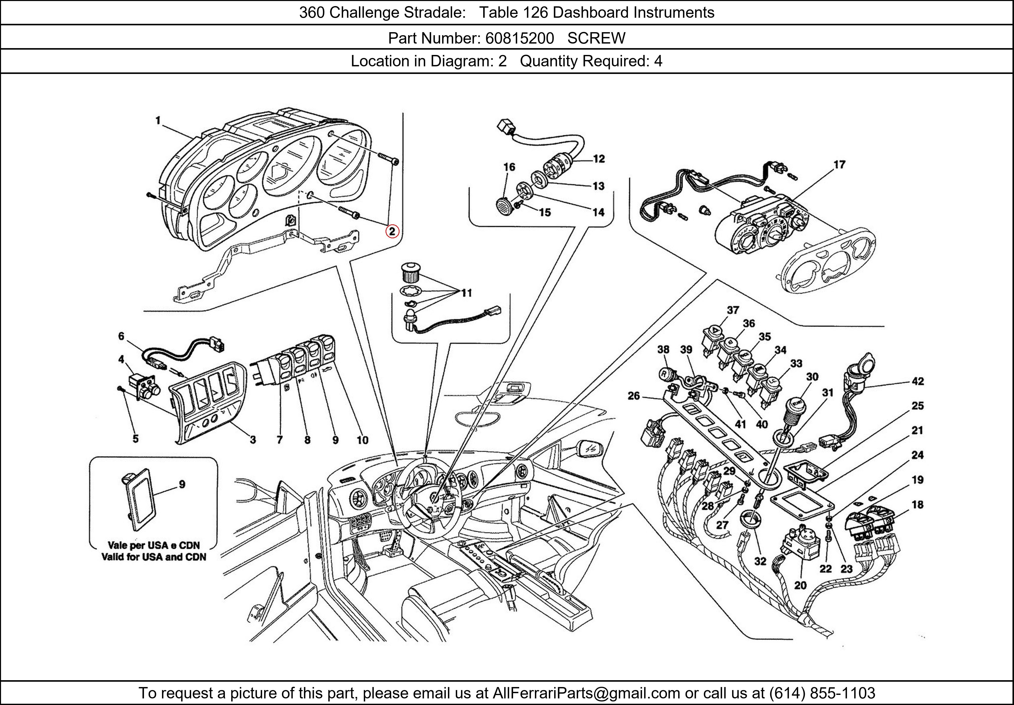 Ferrari Part 60815200