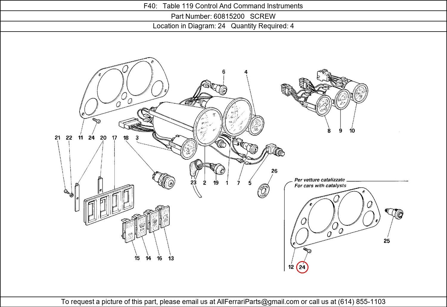 Ferrari Part 60815200