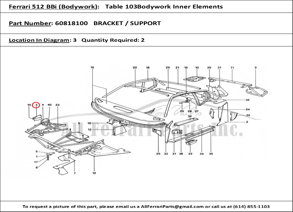 Ferrari Part 60818100